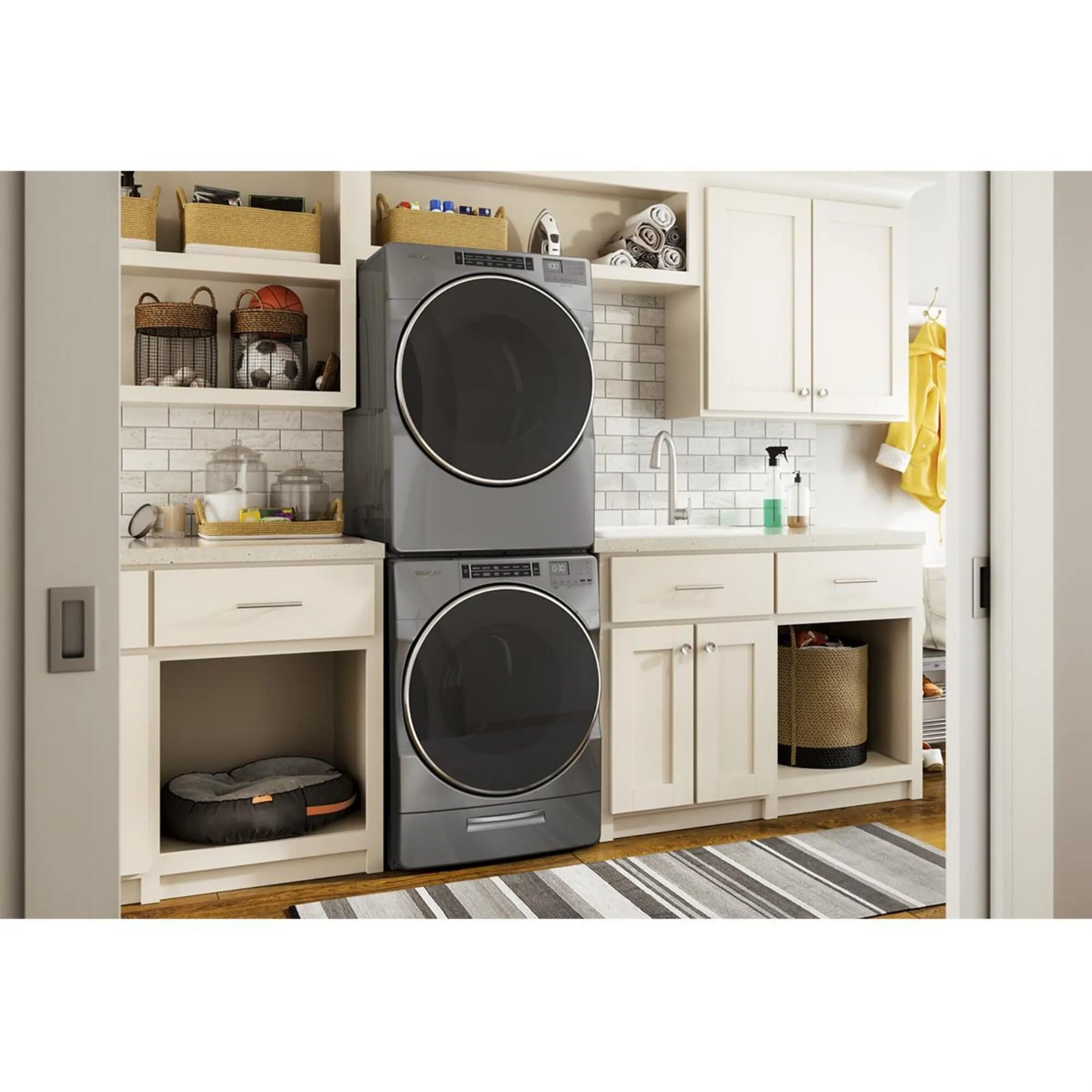 Whirlpool 7.4 Cu. Ft. Electric Dryer with Steam in Chrome Shadow