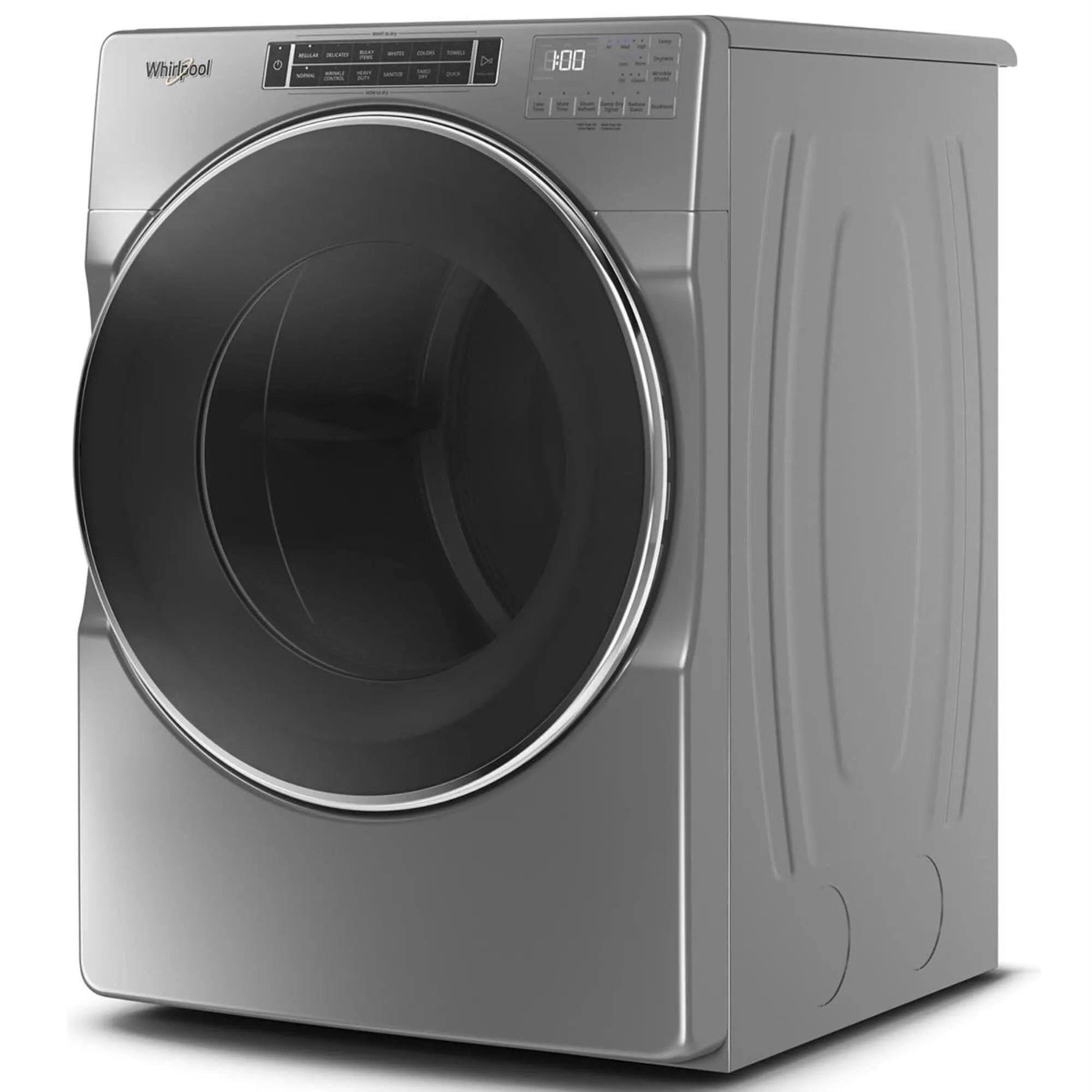 Whirlpool 7.4 Cu. Ft. Electric Dryer with Steam in Chrome Shadow